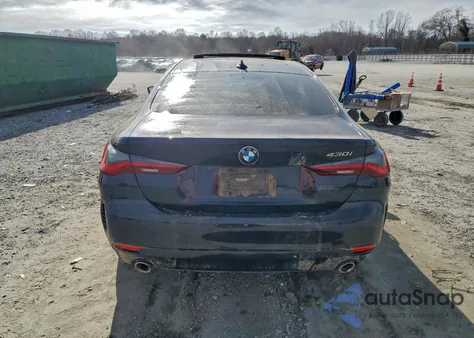 2022 BMW 430I z USA, uszkodzony, nr VIN WBA53AP06NCL05952